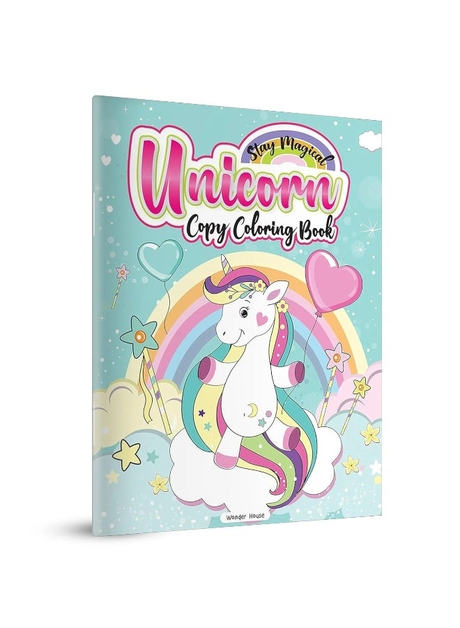 Prakash books Stay Magical Unicorn Copy Coloring Book - 32 pages