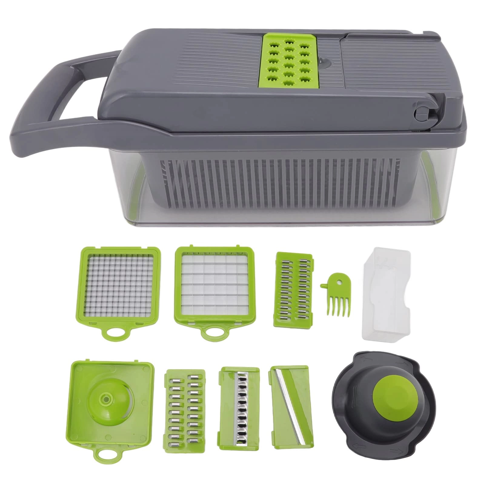 Chiyyak Fruit and Vegetable Chopper - Stainless steel blades Removable Structure