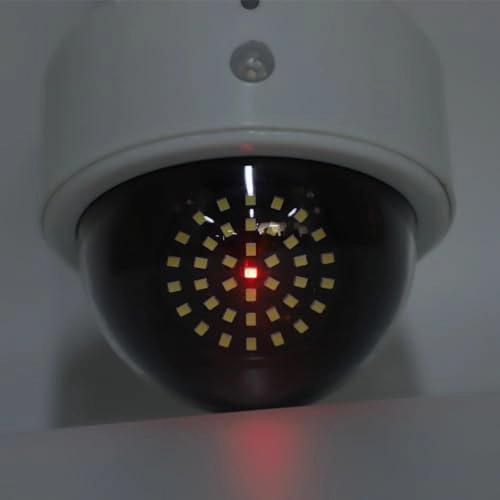 Solar Dummy Fake Security Camera - Indoor Outdoor