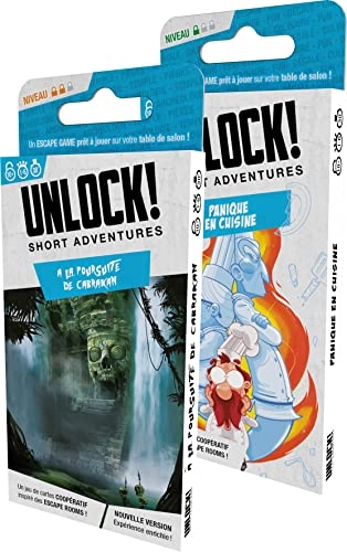 Unlock! Short Adventure - Panic in the Kitchen + Pursuit of Cabrakan (French)