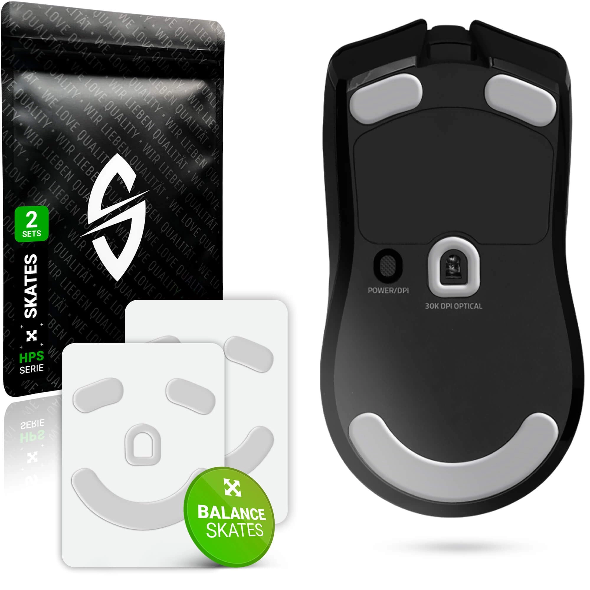 HPS Glides - Set of 2 Compatible with Logitech G PRO X Superlight 2 White