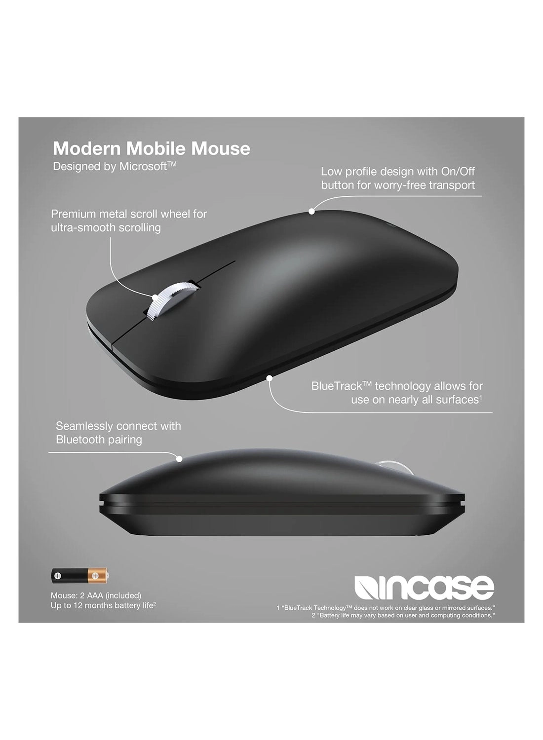 Modern Mobile Mouse - Bluetooth