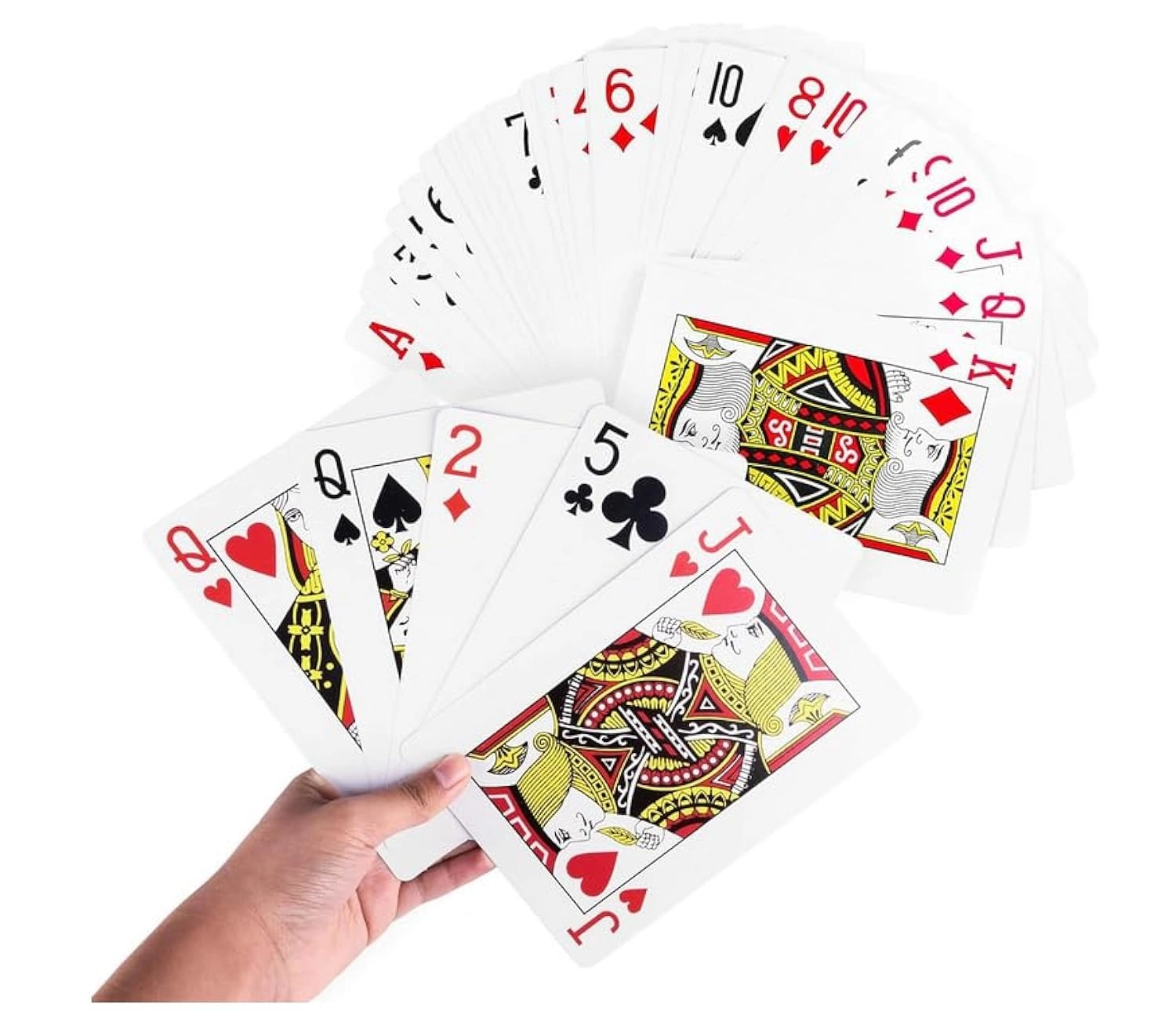 Arabelium Jumbo Giant Playing Card Red