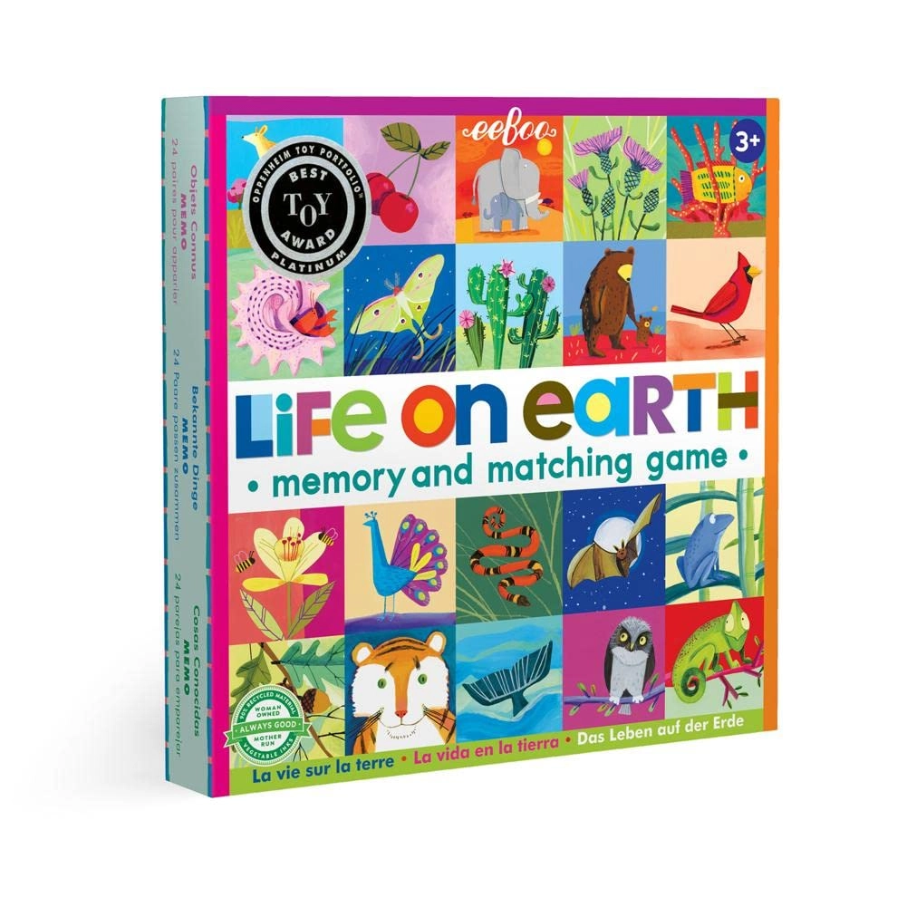 Life on Earth Memory & Matching Game - 3 and up 24 Pairs pieces