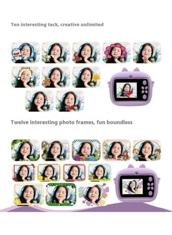 Kids Instant Print Camera - 1080P HD Thermal Printer