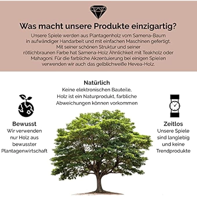 FOUR IN ONE ROW - Wooden Coloured Balls