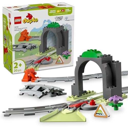 Town Train Tunnel and Tracks Expansion Set (10425) - multicolor 2+