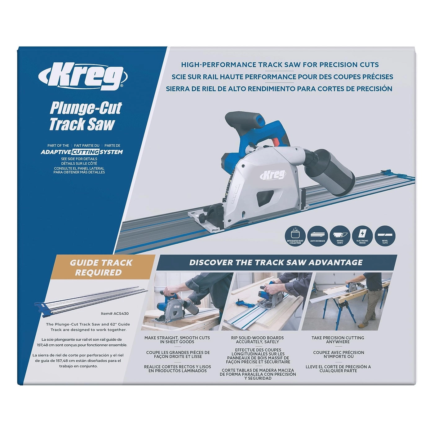 ACS-SAWBB - Plunge-Cut Track Saw 12-amp