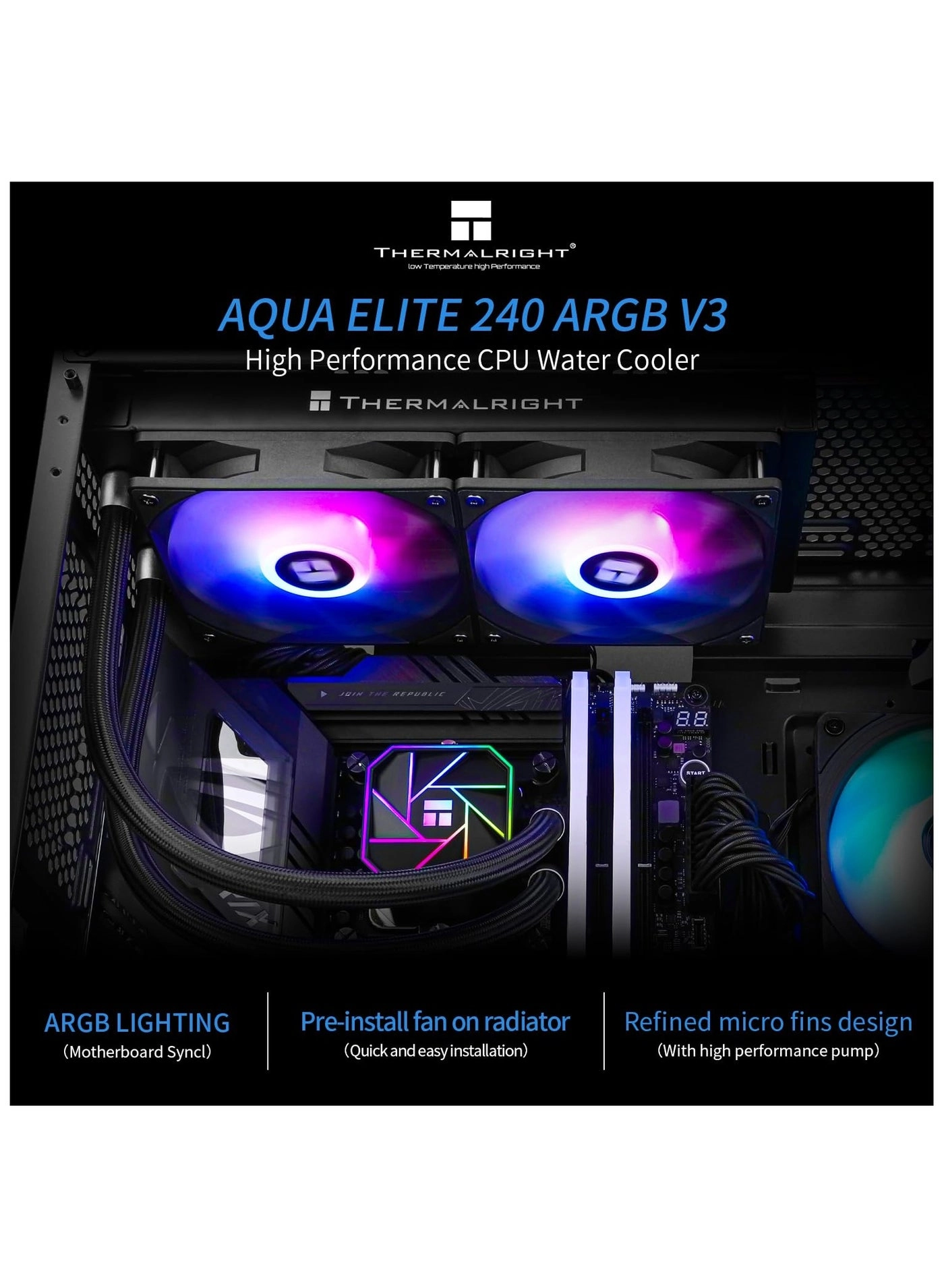 Aqua Elite 240 V3 - dual 120mm
