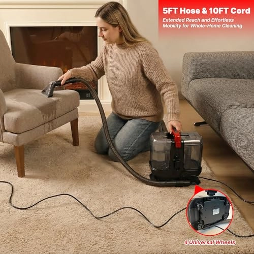 Portable Carpet Cleaner Machine - Steam Cleaning