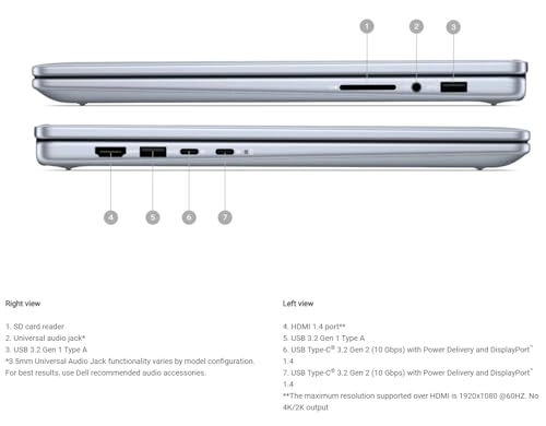 Inspiron 7440 - 14'' Deca-Core 7 150U 32GB DDR5 1TB SSD