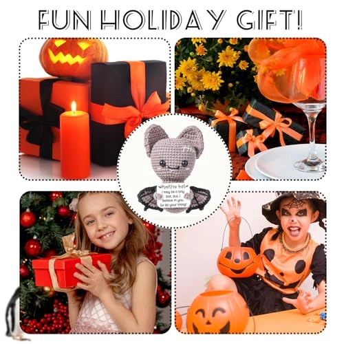 Positive Bat - wool thread gray, black