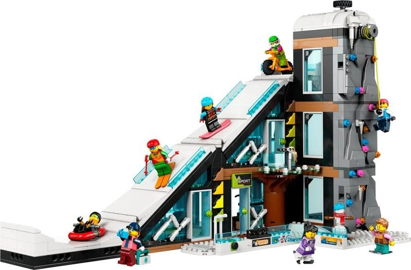 City Ski and Climbing Centre (60366) - 3-Level Modular Building 8 Minifigures