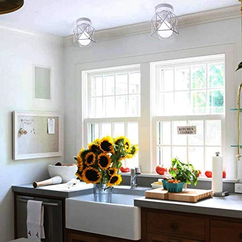 Metal Cage Pendant Light - E27 16 cm