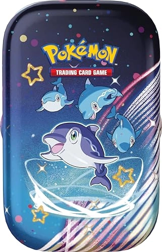 Paldean Fates Mini Tin - Finizen 2 Booster Packs 1 Sticker 1 Art Card