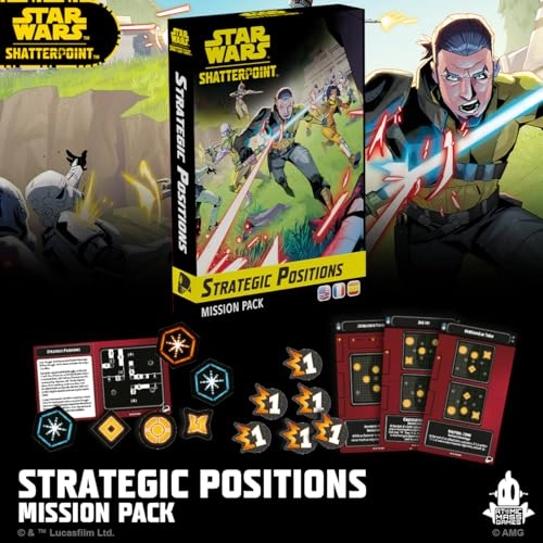 Star Wars: Shatterpoint Strategic Positions Mission Card Pack - Miniatures Game