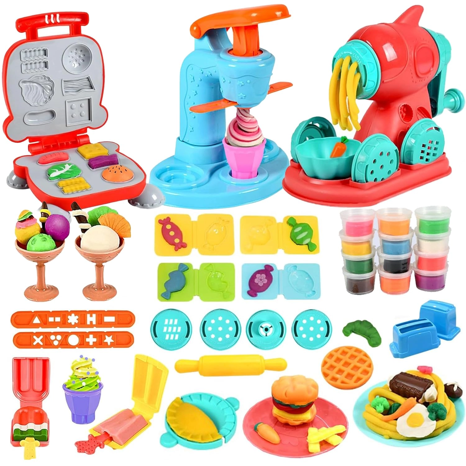 Generic Color Dough Kitchen Creations Set - 3+ years