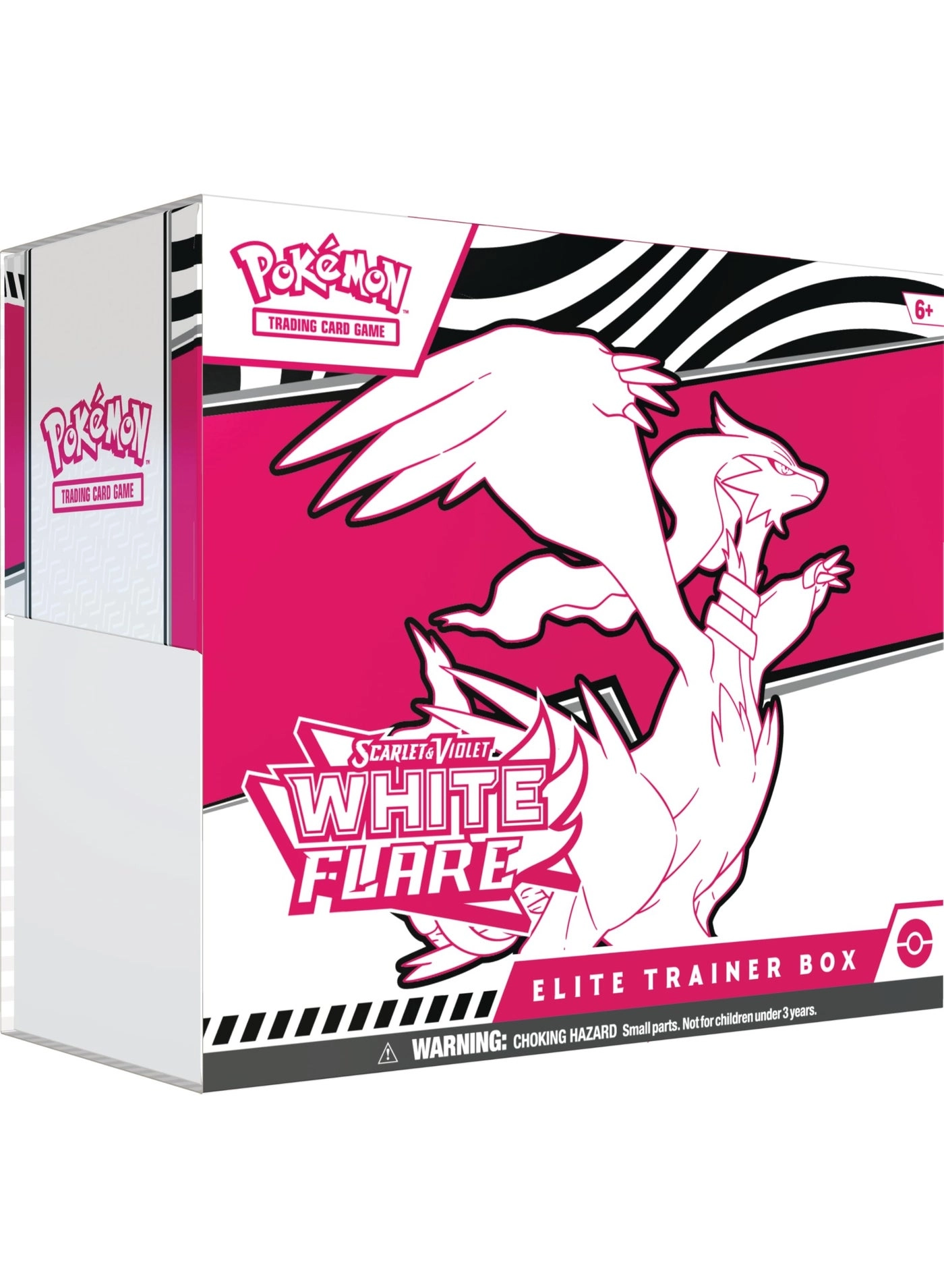White Flare Elite Trainer Box - Factory Sealed Official Cards & Accessories