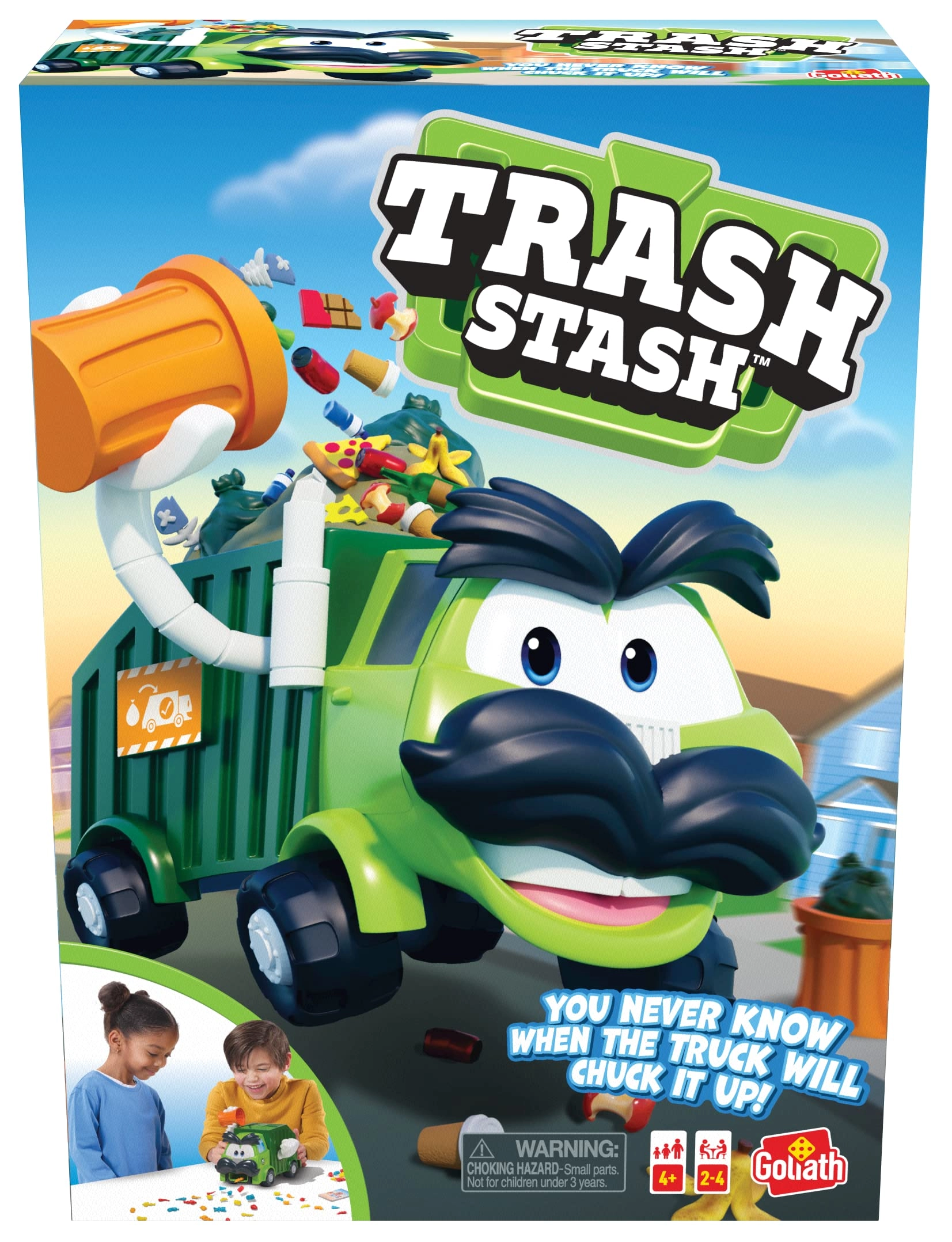 Goliath Trash Stash - Fill Trashcan No Reading Required
