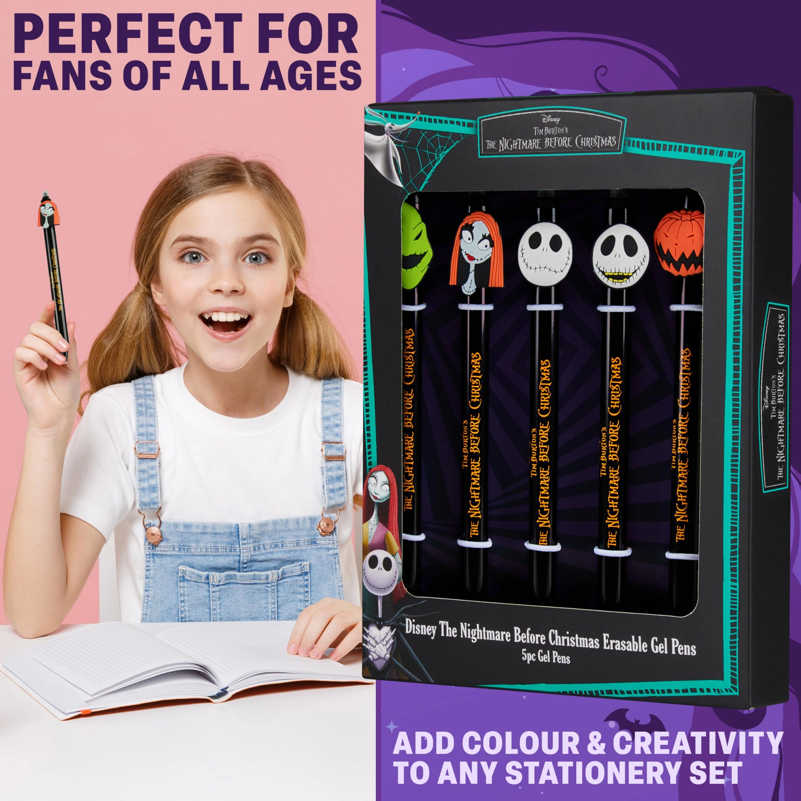The Nightmare Before Christmas Pens - 5.0 Count 0.7mm