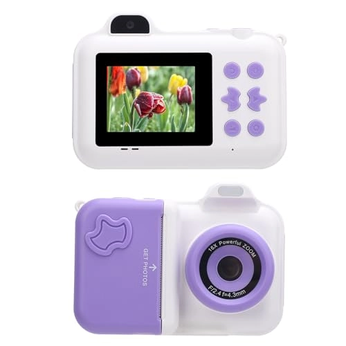 Instant Print Camera - 2.4 Inch Double Lens 32GB
