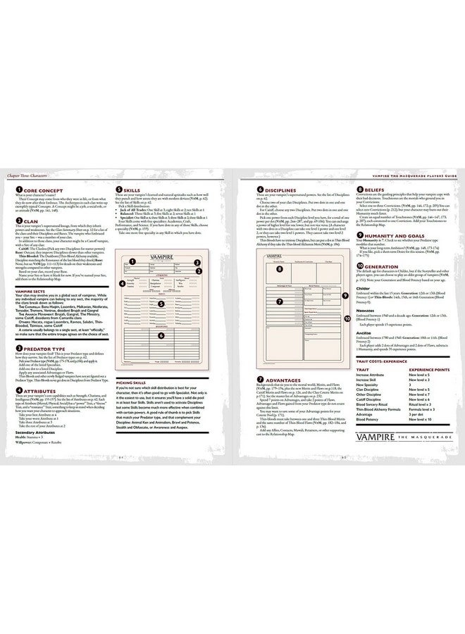 Vampire The Masquerade: 5th Edition Players Guide