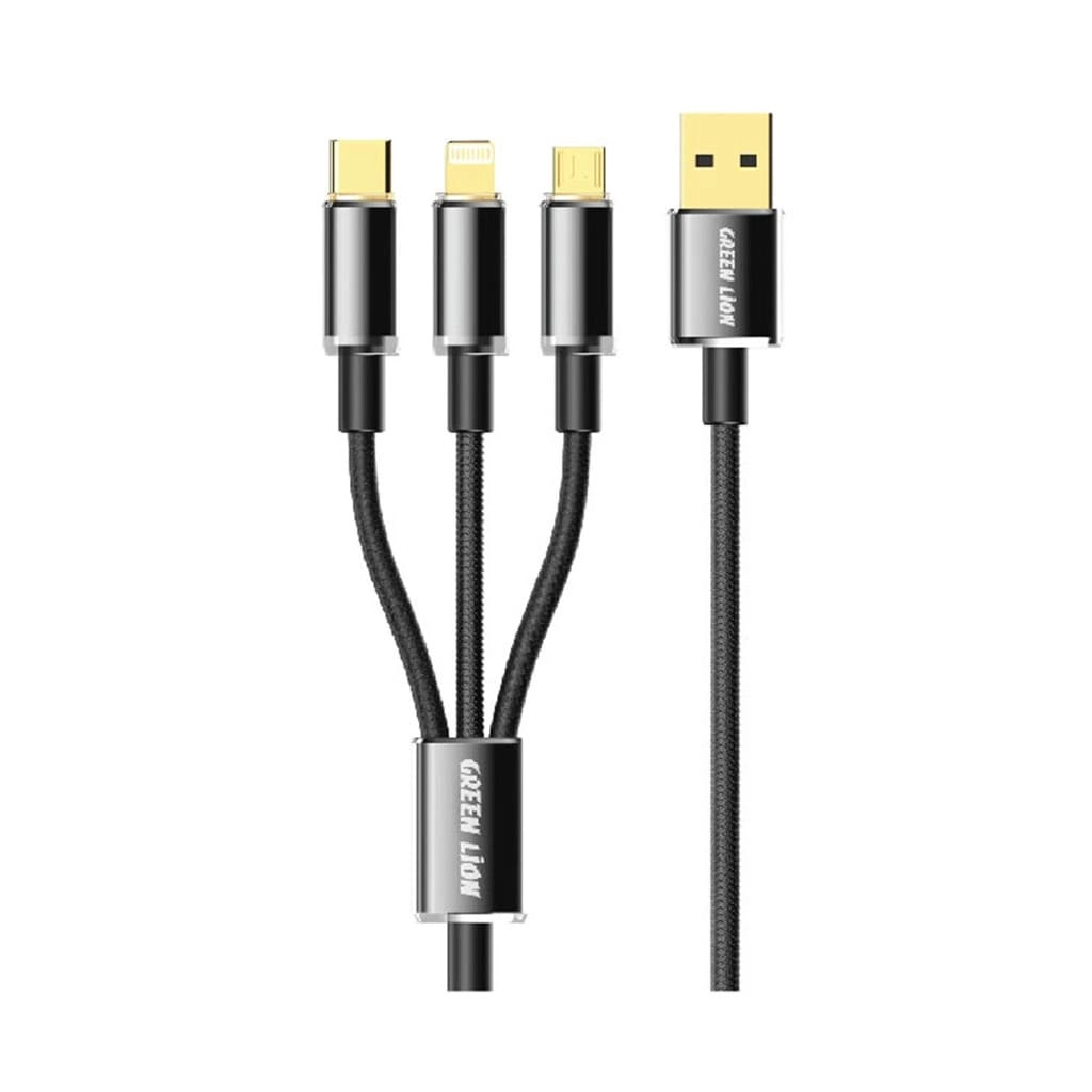 V-Smart Transparent Cable 480Mbps USB-C to Lightning 1m Braided