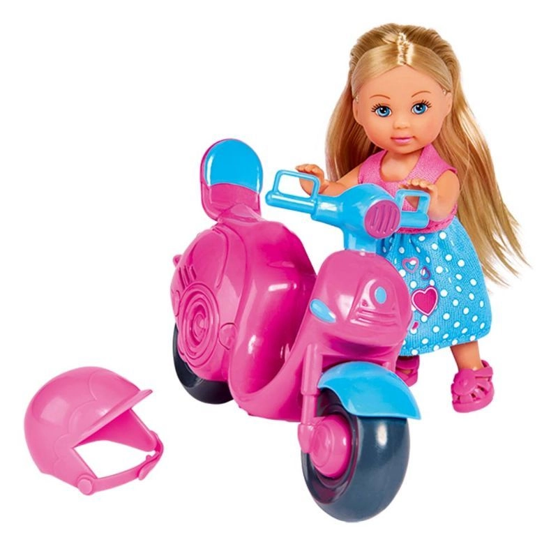 Evi Love Doll - Pink With Scooter And Helmet Ages 3+