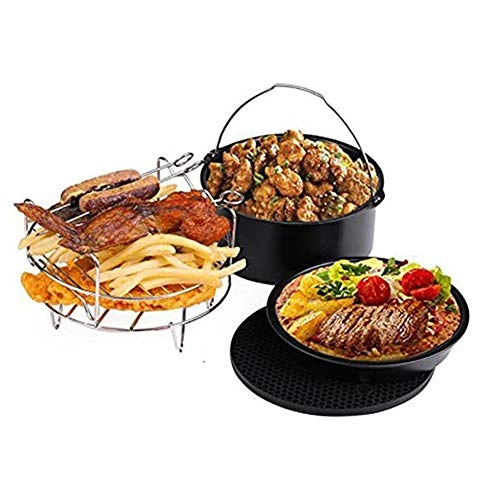 Air Fryer Accessories - stainless steel + coating 5 piece(s)
