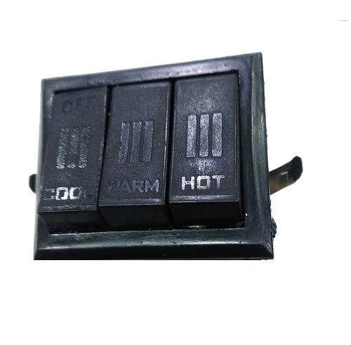 J K b K Switch for Heat Convector - Cool Warm Hot Copper Motor 220-240 V