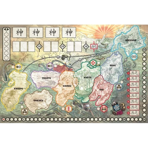 CMON Rising Sun: Playmat Board