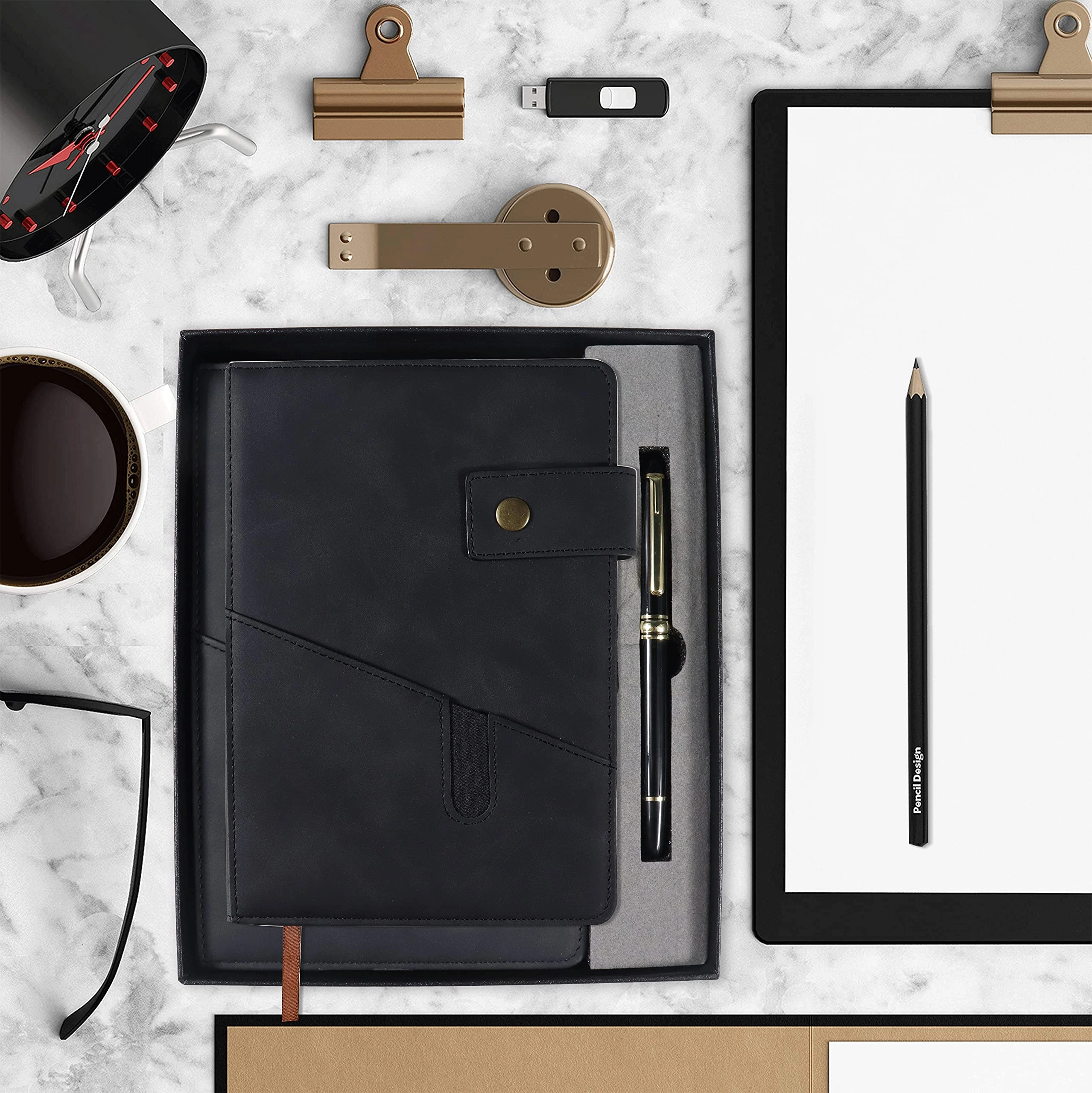 Lined Leather Journal - A5 200 Pages