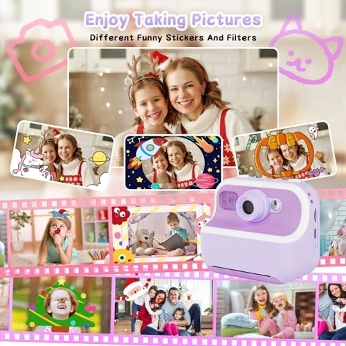 Kids Camera - Dual Camera Instant Print 32GB