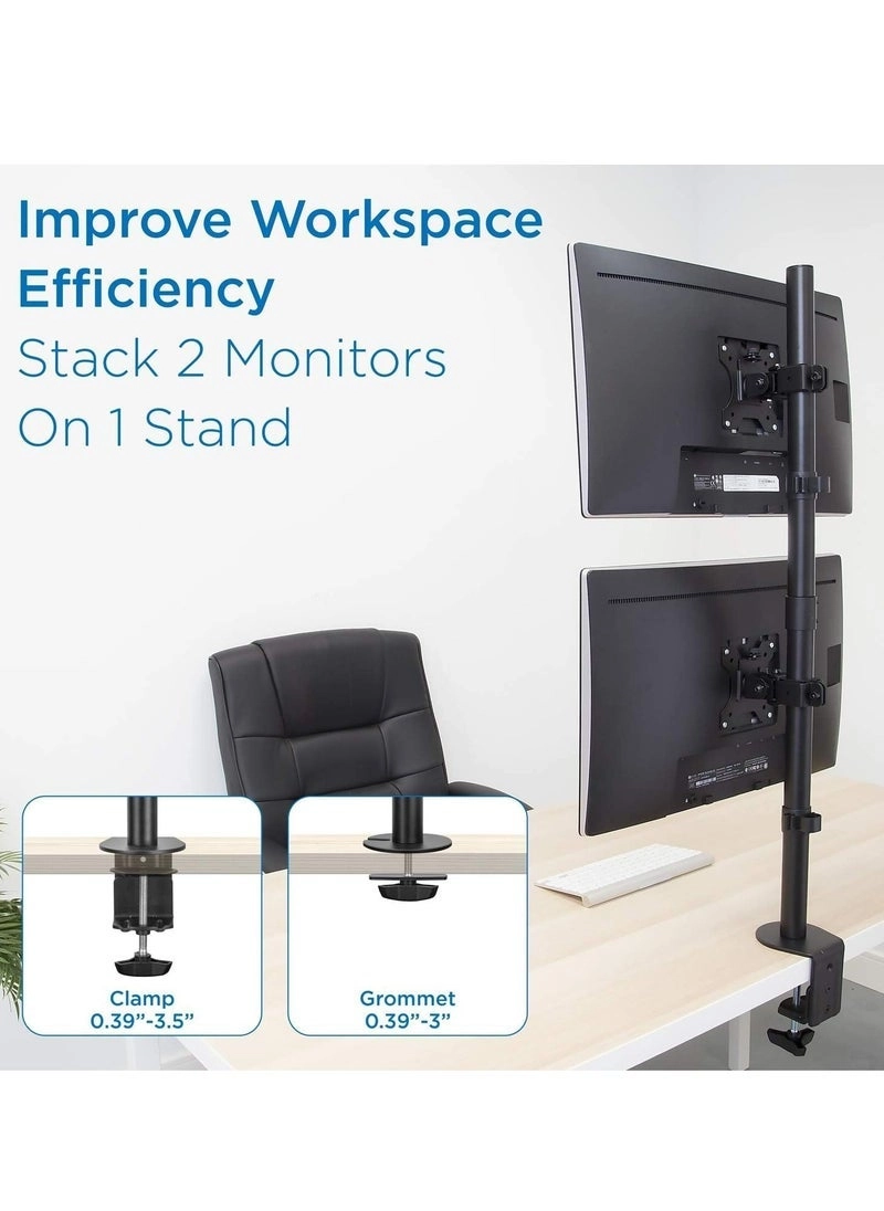 Dual Monitor Stand - Dual 13-32 inch VESA 75/100mm