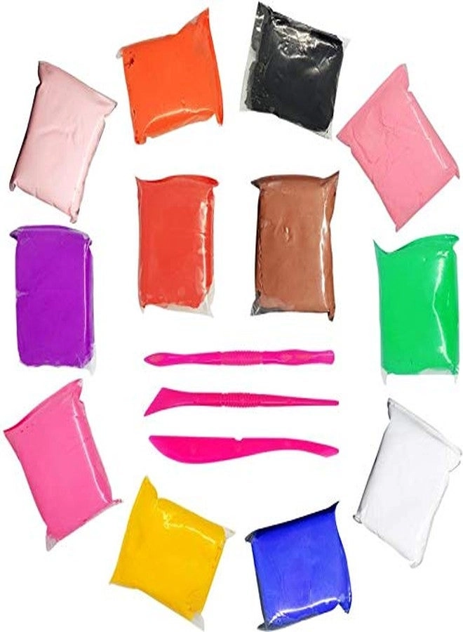 Magic Modeling Clay - Air Dry Non Toxic Plasticine Bouncing 4 pcs.