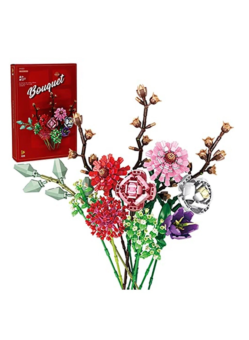 SOLARAE Flower Bouquet Building kit - 1273pcs