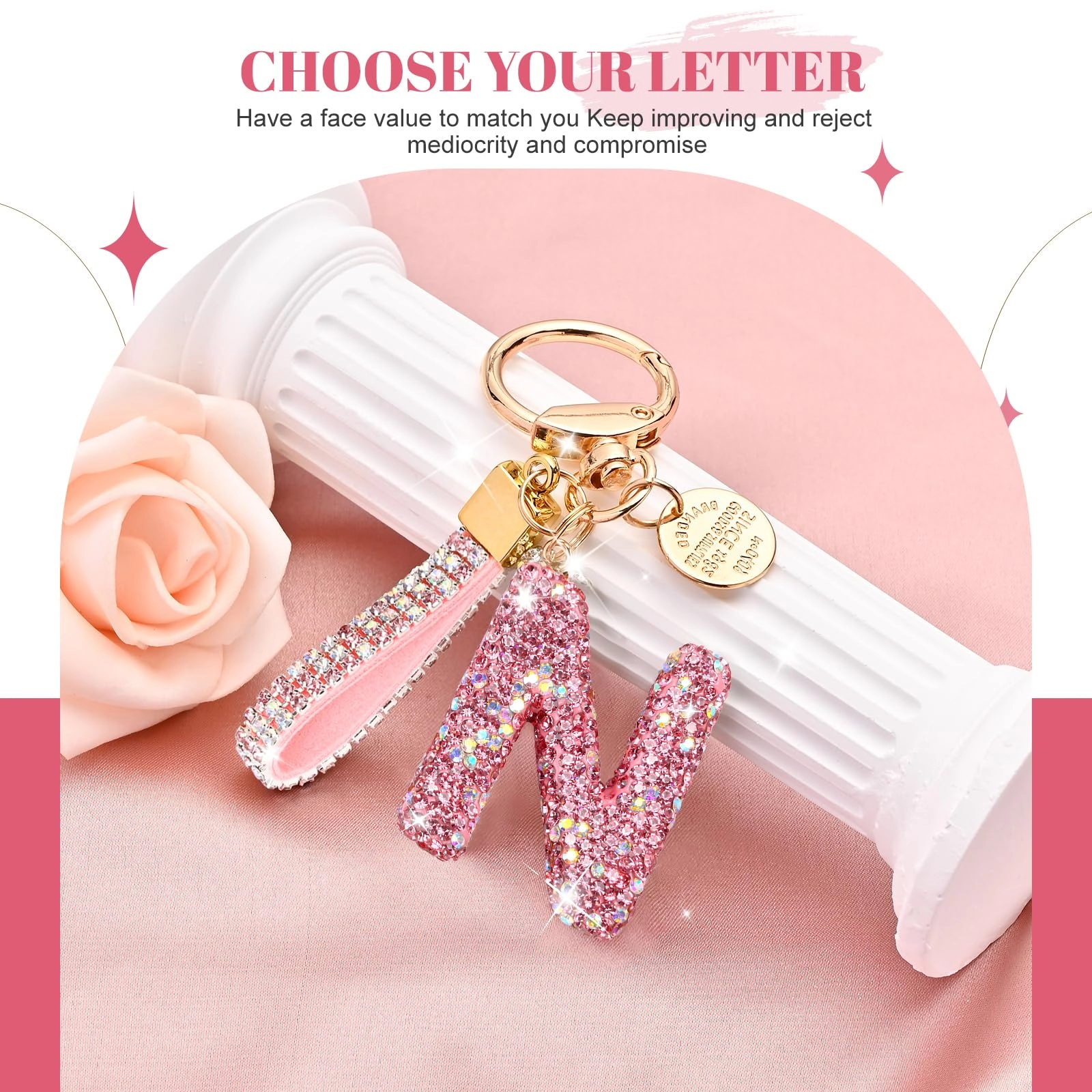 Initial Letter Keychain