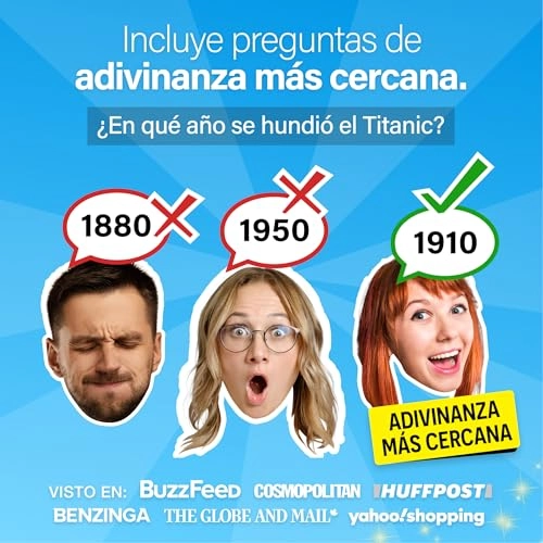 How Much Do You Know?: 1200 Questions - Trivia Card Game (Spanish)