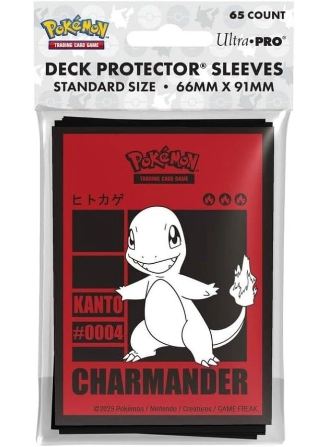 Ultra PRO Charmander Deck Protector Sleeves - 65pcs