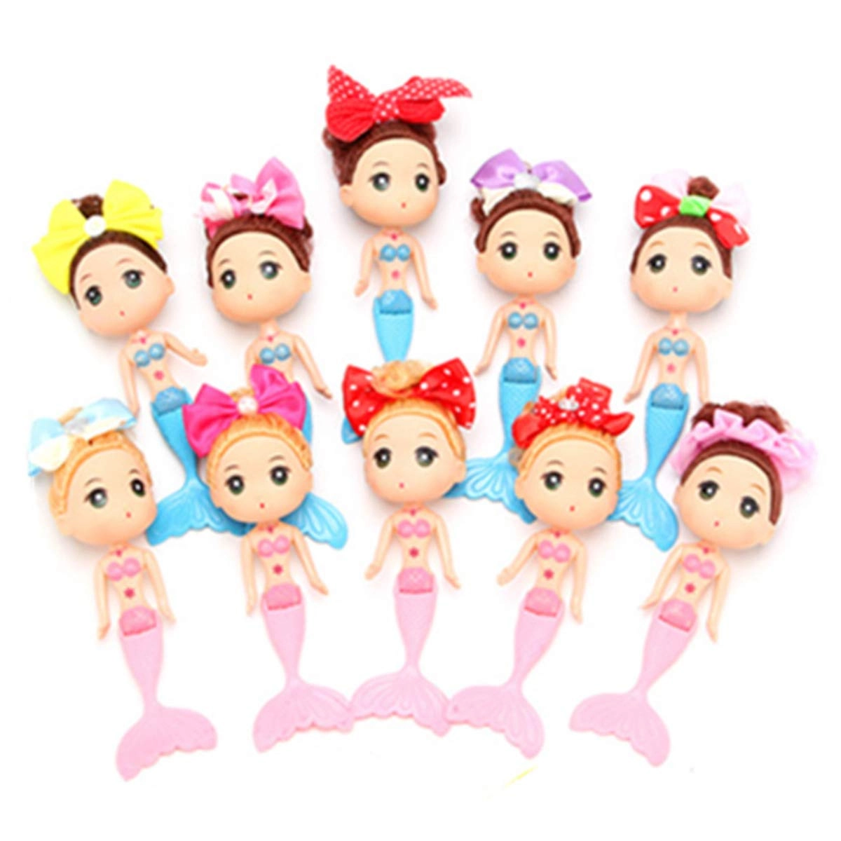 Mermaid Figurines - AGE 3+ 10 Pcs