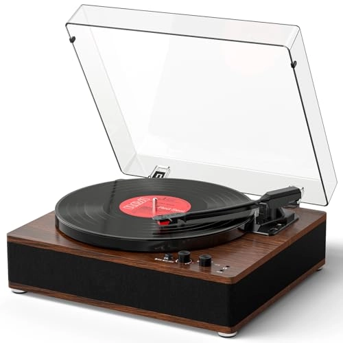 TANLANIN Vinyl Record Player - Bluetooth 33/45/78 RPM