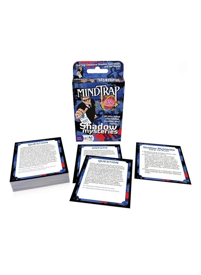 Mind Trap Shadow Mysteries: The Ultimate Crime Mystery - Card Game