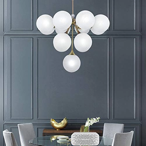 G9 Nordic Creative Glass Bubble Chandelier - 13 head Golden.