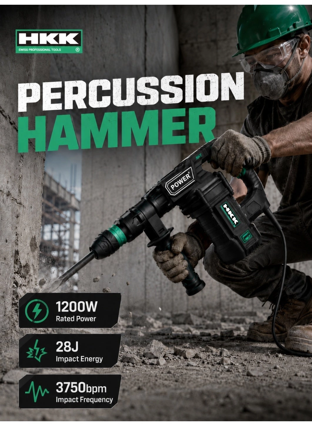 Percussion Hammer - 1200W
