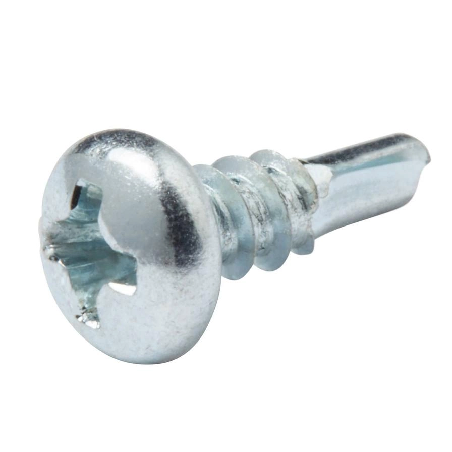 Zinc-Plated Carbon Steel Self Drilling Screw Pack 3.5mm 9.5mm