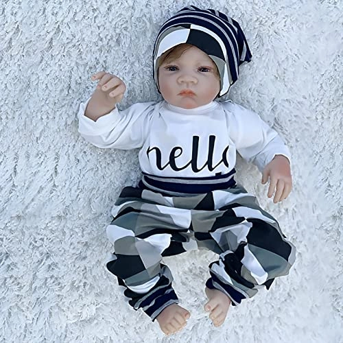 Rebirth Baby Doll - 20 Inch Vinyl Cotton Body Blue Eyes