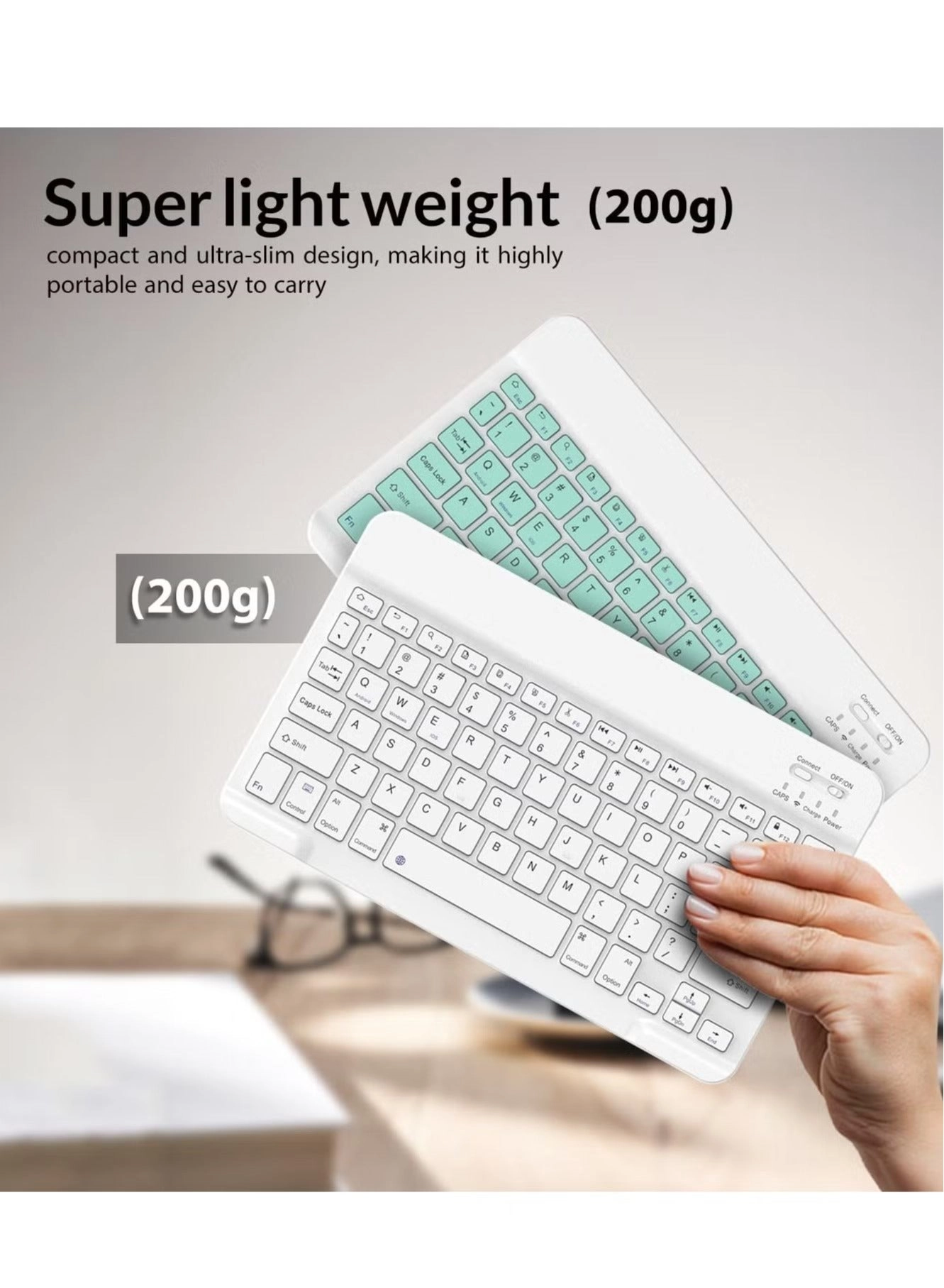 Bluetooth Keyboard + Wireless Mouse