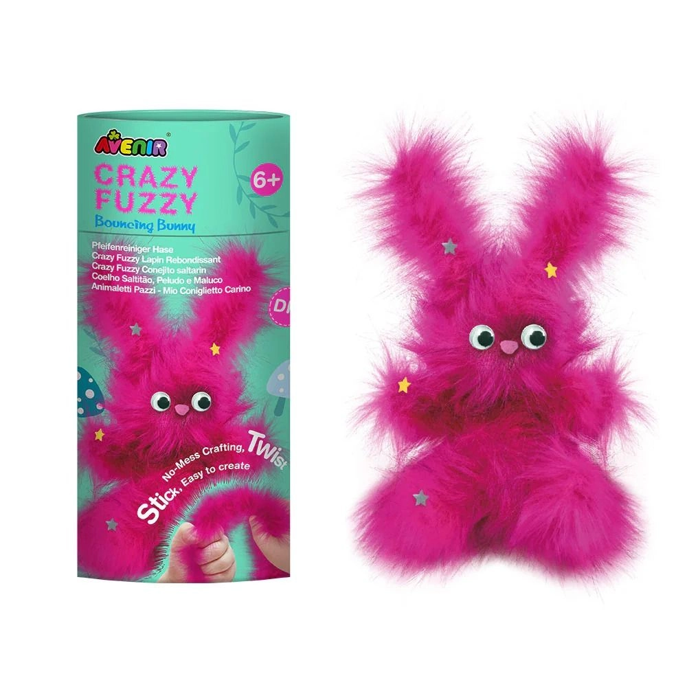 Avenir Crazy Fuzzy Bouncing Bunny Craft Kit - 6+ years
