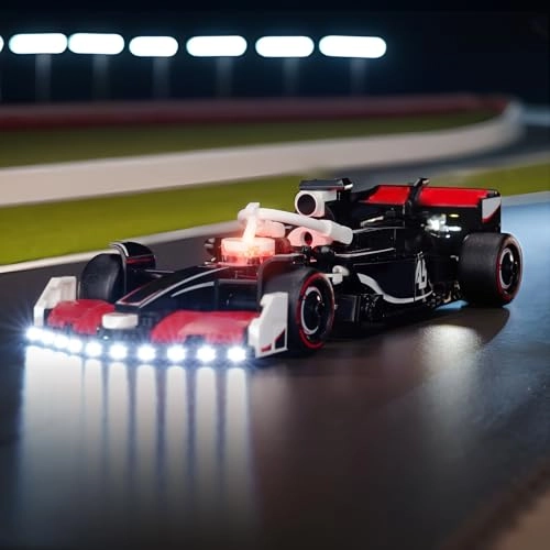 LED Light Set - Compatible with MoneyGram Haas F1 Team VF-24 Race Car USB and battery powered