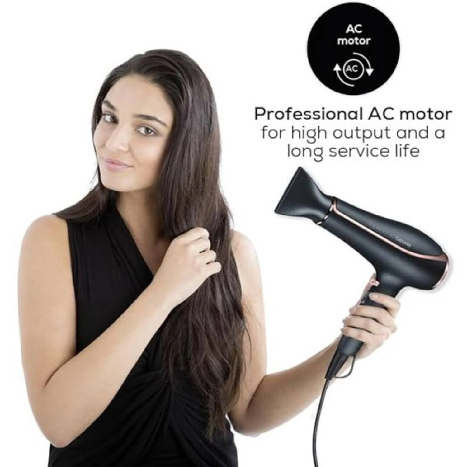 HC80 - 2200W Hair Dryer Black